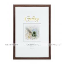 Рамка для фотографии, постера, рисунка, фоторамка 40х60, woody 2, темно-коричневая GF 5896