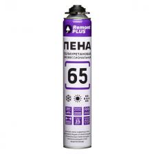 пена монтажная REMONT PLUS PRO 65 всесезонная профессиональная 750мл, арт.9410151