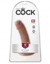 Фаллоимитатор King Cock 6" Cock - Tan Pipedream 550122PD