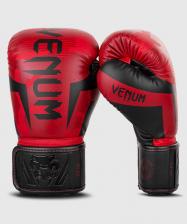 Боксерские перчатки Venum Elite Red Camo черно-красные, 10 унций