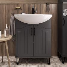 Тумба с раковиной DIWO Сочи 65 антрацит