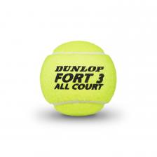 Теннисные мячи Dunlop Fort All Court Control, банка 4 шт., неоново-желтый