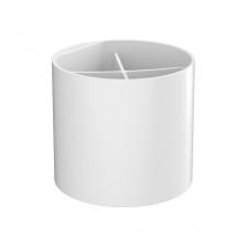 Стакан Hansgrohe WallStoris, 27921700, для рейлинга, цвет белый матовый материал: прокрашенный пластик отверстие для слива воды аксессуар закрепляется на штанге кликом идеально для хранения шампуня, бритвы, зубной пасты с перегородкой, которую можно перемещать или снимать можно мыть в посудомоечной машине простая очистка.