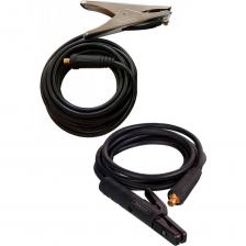 Комплект сварочных проводов “ЭНАРГИТ” серия Basic (5+5 метра, 1x35, вилка 35-50) ЭНАРГИТ арт. КС135-55-3550-Basic с электрододержателем и зажимом заземления для электродуговой сварки (ММА). Используется для присоединения к сварочным аппаратам. Для начинающих в сварочном деле, самая доступная серия по цене, для базового использования. Длина кабеля омедненного с электрододержателем — 5 метра; Длина кабеля омедненного с клеммой заземления — 5 метра; Кабельная вилка модели 35-50; Мощный зажим заземления; Сварочный кабель 1х35 - это одножильный кабель (медь + алюминий) с токопроводящей жилой сечением 35 мм2, сплетенной из множества тонких проводков, покрытой резиновой изоляцией. Держатель электрода сделан из усиленного фибергласового пластика, токопровод из меди. Внимание, изображение товара может отличаться от реального! Верные параметры указаны в технических характеристиках товара.