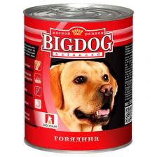 Зоогурман Big Dog влажный корм для собак средних и крупных пород, фарш из говядины, в консервах - 850 г повседневный премиум низкозерновые для взрослых с говядиной породы крупного размера консервы (в железной банке) Российский корм 1 уп. х 6 шт. х 5.1 кг