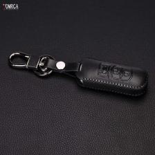 Модный мужской чехол для ключей от машины для Mazda Leather 3 Alexa Mazda 6 Atenza, 3-кнопочный чехол для смарт-ключа с дистанционным управлением, защитный чехол