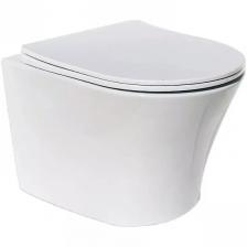 Унитаз подвесной Cerutti SPA Adige Aria CT9245 с сиденьем микролифт, белый матовый