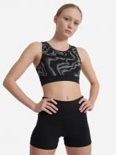 Топ бра спортивный для девочек Demix, Черный