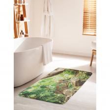 Коврик для ванной противоскользящий на пол 60х100 см станет ярким акцентом для создания домашнего уюта в интерьере вашей ванной комнаты. Большой половик для ванной, душевой и туалета выполнен из мягкого и приятного материала велсофт (100% полиэстер) с тонкой прослойкой из поролона. Велсофт- мягкий ворс, который обеспечивает комфортное прикосновение при хождении босиком. Основание изделия изготовлено из нетканого материала с антискользящим покрытием, что предотвращает его скольжение по плитке и кафелю. Края прямоугольного коврика надежно обработаны, не распушатся (не деформируются) во время эксплуатации. Быстро высыхает и не теряет своих свойств при длительном контакте с влагой. Универсальное изделие подходит для использования в бассейне, сауне, спальне в качестве прикроватного коврика и как коврик для детей. Аксессуар для ванной мгновенно впитывает влагу, быстро сохнет и не линяет. Уход: стирать при температуре 30-40 градусов, выбирая деликатный режим стирки и отжим не более 800 оборотов. НЕ ОТБЕЛИВАТЬ! Декоративная защитная подстилка с фотопринтом подходит для дома и дачи, хороший подарок маме, бабушке, папе, дедушке на День рождения, юбилей и новоселье. В комплект к коврику вы можете подобрать шторку для ванной и корзинку для белья под брендом JoyArty. Яркость рисунка может отличаться от изображения на сайте. Допустимо отклонение в размерах +- 2 см.