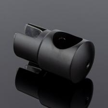 Держатель стекла SERVICE PLUS ф19, черный матовый, латунь D02-508BLK/brass