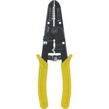 Многофункциональные пресс-клещи предназначены для резки провода, снятия изоляции с одножильных и многожильных проводов, опрессовки изолированных и неизолированных наконечников и гильз, а также формирования криволинейных форм. Упругая возвратная пружина автоматически разжимает рукоятки, что вдвое ускоряет работу и позволяет прилагать значительно меньше усилий. 4 функции в одном инструменте: резка провода; снятие изоляции; опрессовка; формирование петель. Отшлифованные, остро заточенные лезвия и надежный шарнирный механизм обеспечивают длительный срок службы инструмента. Снятие изоляции без повреждения жил провода. Специальный замок фиксирует лезвия в закрытом положении для безопасности транспортировки и хранения. Мягкие резиновые вставки на рукоятках обеспечивают надежный хват, исключая выскальзывание.