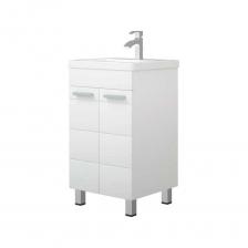 Коллекция «Денвер» - это вдохновение четкостью линий модернизма! Линейка выполнена из влагостойкого МДФ, покрытого белой глянцевой пленкой. Мебель комплектуется фурнитурой высокого качества, дверными петлями со встроенными доводчиками и удобными наклонными ручками. Линейная фрезеровка на фасадах придаст индивидуальность и задаст особый ритм Вашей ванной комнате. Характеристики: Корпус – влагостойкое ЛДСП Фасады, двери, коромысло – МДФ с белой глянцевой плёнкой (устойчивость к влаге) Цвет: белый Конструкция: 2 дверки (с полками) Фурнитура – хром (ручки, петли с доводчиками, направляющие) Монтаж – напольный Совместимость с раковинами: Сомо 50 (Cersanit), Фостер 50 (Kirovit). Раковины приобретаются отдельно Преимущества, ключевые особенности: Наклонные ручки – эргономика и лаконичный дизайн Петли с доводчиками – плавное и бесшумное закрывание Линейная фрезеровка фасадов – игра света и тени для динамичного акцента Несъемные полки – повышенная устойчивость конструкции Комплектация: Тумба Фурнитура Опоры (2 металлические, 1 пластиковая) *Полка