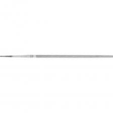 Круглый напильник с нарезкой по окружности. Конструкция с переплетением. Форма F в соответствии с DIN 7261. Подходит для обработки радиусов и для опиливания профилей с внутренними радиусами. Используйте напильник для черновой обработки.