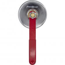 Клемма массы магнитная 400А, круглая, диаметр 86 мм, 65LBS/30 кг РемоКолор 73-0-207 изготовлена из ферритового сплава и стали. Рукоятка облита ПВХ. Устойчива к высокой температуре. Применяется для подсоединения нулевого провода к свариваемой детали. Магнитный заземляющий блок предназначен для всех типов сварочных аппаратов при соблюдении параметров тока. Отличается малыми габаритами, простой и быстрой установкой в любом пространственном положении. Максимальный сварочный ток 400А, диаметр магнита 86мм, сила магнита 30кг.