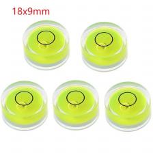 5 шт., прецизионный круглый мини-уровневый набор, круглый пузырьковый уровень, измерительные инструменты, горизонтальная линейка