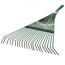 Грабли веерные усиленные Raco 4231-53/740, 22 плоских зубца, эпоксидное покрытие, 550мм