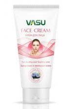 Крем для лица - Увлажняющий с черным тмином и Алоэ - Vasu Face Cream, 60 мл