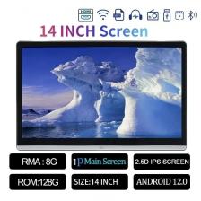 13,3/14 дюймов двойной HDMI 2G + 32G/4G + 64G/8G + 128G автомобильный подголовник монитор дисплей IPS Android 12 сенсорный экран для автомобильного плеера на заднее сиденье