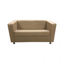 Двухместный диван Диван Мягкий офис Аполло двухместный бежевый АП201БЖ