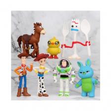 7 шт Набор Фигурок персонажей "История игрушек-4" (Toy Story 4)
