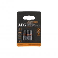 Ударные биты Биты ударные AAK253H3 (3 шт; HEX3; 25 мм) AEG 4932479177