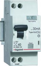 Legrand (Легранд) АВДТ RX3 30мА 40А 1П+Н AC 419403