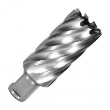 Сверло по металлу корончатое D.BOR с хв. Weldon 19 мм (3/4''), HSS-CoДля стали прочностью до 1000 H/мм2, металла, чугуна, нержавеющей стали, цветного металла, алюминия, пластика.Инструмент: сверлильный станок на магнитной подошве.Материал: сталь HSS-СоСодержит 8% CobaltСверление: с охлаждающей жидкостьюИнструмент: сверлильный станок на магнитной подошвеПроизводится по технологии полной шлифовки, что обеспечивает отличное качество поверхности и оптимальный отвод стружки.Для применения в мобильных сверлильных машинах на магнитной подошве.Значительная экономия времени по сравнению со спиральным сверлом.Благодаря меньшей нагрузке на материал увеличивается срок службы.Внимание, изображение товара может отличаться от реального! Верные параметры указаны в технических характеристиках товара.