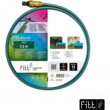 Плоский шланг-дождеватель из ПВХ на три линии для капельного полива и орошения. Для полупрофессионального использования. Идеально подходит для полива узких участков, таких как грядки, клумбы. Для орошения струями направляется отверстиями вверх, для капельного полива отверстиями вниз. Возможно соединение нескольких шлангов (латунный крепеж в комплекте).