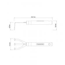 77909001 Рыхлитель Tramontina 77909001 садовый огородный культиватор с 3-мя зубьями с деревянной ручкой, цена за 1 шт