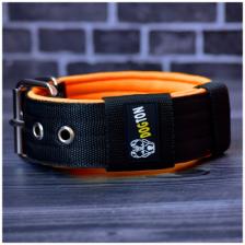 Ошейник для собак DOGTON. Для средних и крупных пород. Ручная работа. Премиум качество. Сварная фурнитура. Обхват шеи 43-57