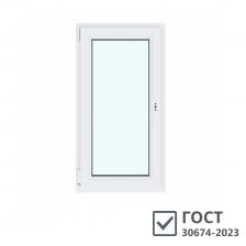 Пластиковое окно VEKA WHS 60 1160х800 мм 1 створка левая поворотно-откидная однокамерное