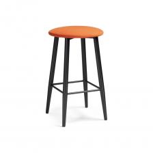 Барный стул Woodville Гангток катания флам, черный матовый 469984