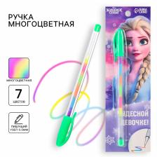 Ручка шариковая, многоцветная, «Холодное сердце»