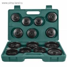 Комплект чашек Jonnesway AI050004, для съема масляных фильтров, 65-100 мм, 14 предметов