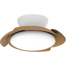 Люстра потолочная с пультом диаметром 45 см с пультом светодиодная с вентилятором Mantra Aloha 8234