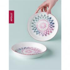 Тарелка обеденная, набор тарелок c бортиком Apollo 20 см, 2 предмета