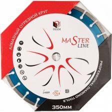Сегментный алмазный круг по железобетону Круг алмазный сегментный 1A1RSS Master Line (350х25.4 мм) по железобетону Diam 000503