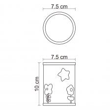 Стакан для зубных щеток WasserKRAFT Lossa (K-3428) синий