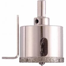 Коронка алмазная Pobedit предназначена для дрелей. Применяется для сверления отверстий в керамограните, керамической плитке, стекле и изделиях из керамики. Работать коронкой необходимо в безударном режиме сверления и с охлаждением водой. Рекомендуется ограничивать скорость подачи и частоту оборотов во избежание перегрева коронки. Оснастка комплектуется центрирующим сверлом. Коронка изготовлена из инструментальной стали с алмазной крошкой. Трехгранный хвостовик. Внимание, изображение товара может отличаться от реального! Верные параметры указаны в технических характеристиках товара.