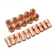 IPX102 IPXM102 40-120 а, с воздушным охлаждением, без HF Плазменные расходные материалы, 10 шт. электродов и 10 шт. сопел, ручная режущая деталь