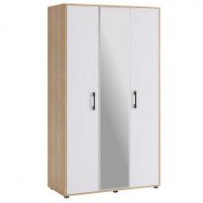 Зара Шкаф 3-створчатый 2 Mebelson (ЛДСП/Дуб сонома,Белый) арт.SMZ-10.1623