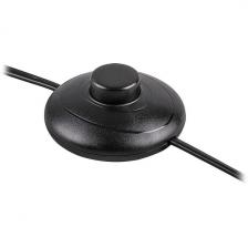 Сетевой шнур (с ножным выключателем) черный, Feron DM106 29843