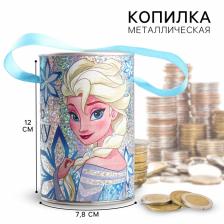 Копилка с голографией, 7.8 см x 7.8 см x 12 см «Анна», Холодное сердце