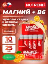 Магний NUTREND MagnesLife 10 х 25 мл, Апельсин