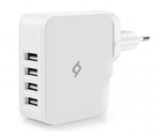СЗУ TTEC Quattro 4хUSB 25W White (Белый)