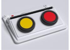 Инклюзив 2-х кнопочный игровой коммуникатор со вставкой "Инклюзив"