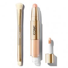 Набор средств для лица ICONIC LONDON Набор: Консилер Radiant + Кисть для консилера Concealer Duo Brush