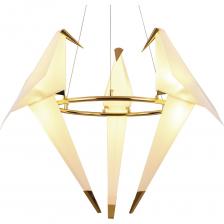 Люстра Светильник подвесной светодиодный RITTER декоративный BIRDIE 565x1200 4000К золото 51604 4