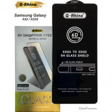 Защитное стекло G-Rhino для Samsung Galaxy A52 и A52s / 6.5" / Premium Glass (закругленные края, полная проклейка)