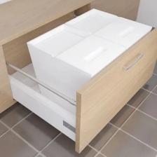 Система сортировки мусора Alveus ALBIO 45 2x16 L, белый пластик